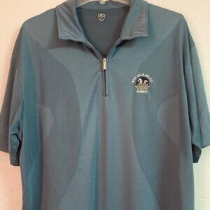 BIG ISLAND COUNTRY CLUB HAWAII GOLF JERSEY LOGO COOL COLLAR ZIPPER NIKE RESORT